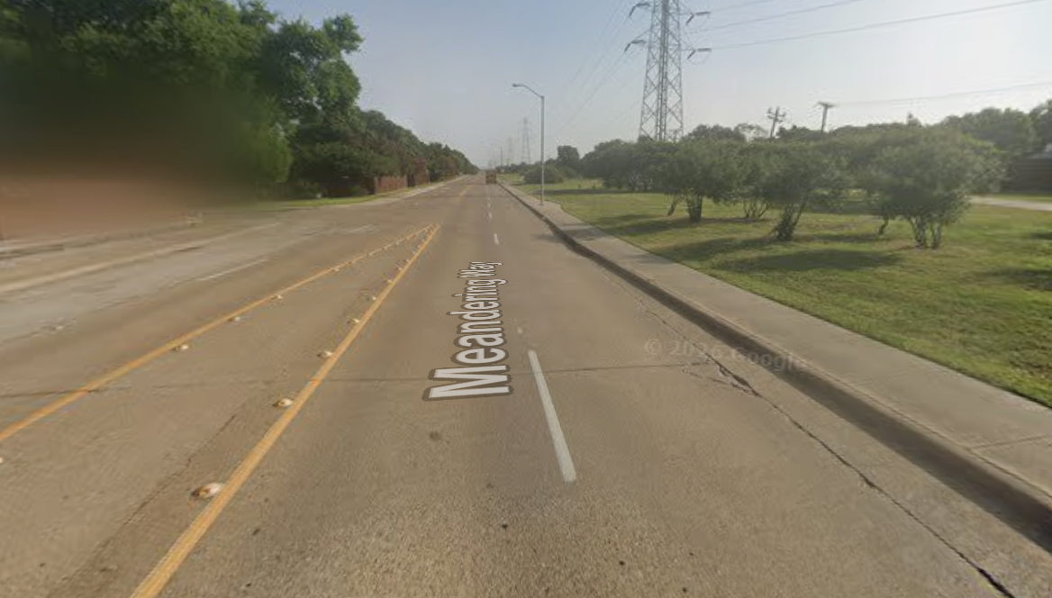 Belt Line Road and Meandering Way